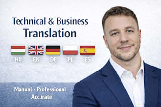 provide accurate technical and business translation