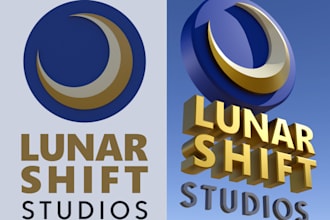 convert your flat logo or artwork into a professional 3d model