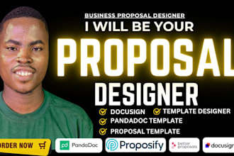 setup pandadoc proposal templates, docusign esignature, proposify and qwilr
