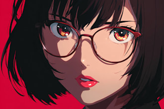 anime cartoon cover art for you