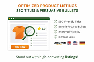 optimize amazon product listings with SEO bullet points