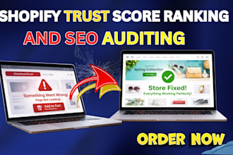 shopify trust score setup cro and store ranking