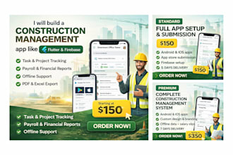 build a construction management app for contractors