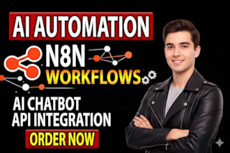 create custom n8n automations for CRM, slack, and ai workflows