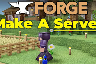 forge your minecraft server with custom mods and plugins