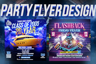 design party flyer, club, dj, music, event flyer poster design