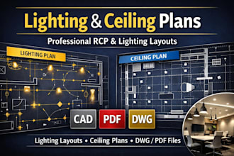 design professional lighting and ceiling plans for your space