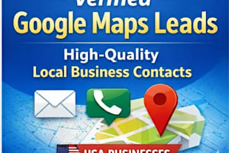 find verified google maps leads for USA local service businesses