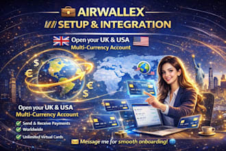 setup and verify your airwallex business account professionally