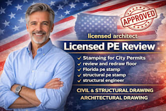 review and stamp civil and structural engineering plans in florida  az