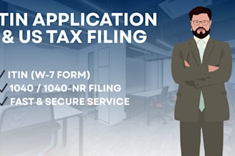 itin application and US individual tax filing