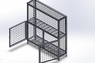 design bespoke mechanical designs like modular storage units