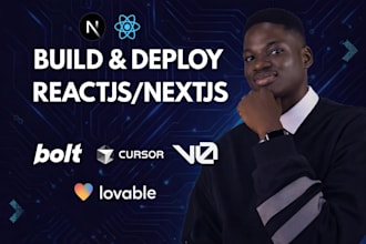 build react next js opus using bolt, lovable, v0, cursor ai, shadcn ui, supabase