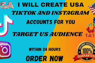 create your instagram account, usa tiktok account, instagram usa account for you
