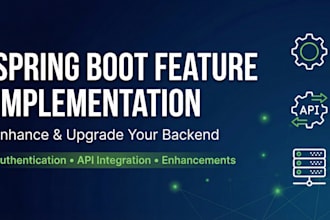 implement new features in your spring boot project