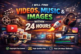 find videos, music,and images within 24hours