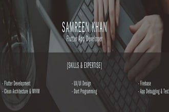 design modern flutter UI with responsive layouts