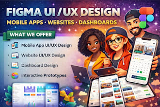 do figma ui ux design user interface mobile ux app website design dashboard
