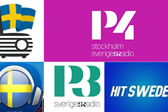 play and promote your song on sweden and switzerland radio