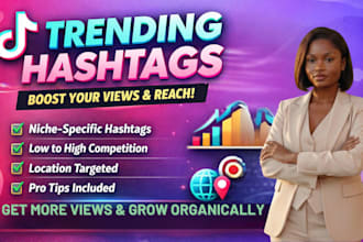 find tiktok trending hashtags to boost views and reach