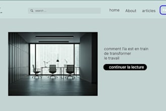 build your professionnel landing page