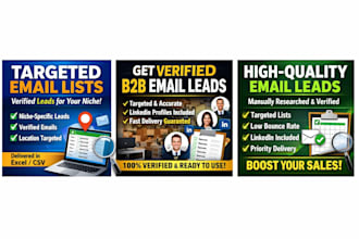 build a verified targeted prospect list for your niche