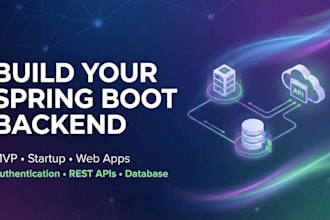 build complete spring boot backend project with database and authentication