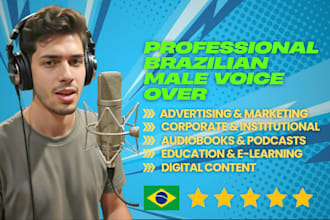 do an professional brazilian portuguese voice over