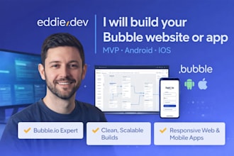 bubble website bubble app bubble mvp bubble android ios