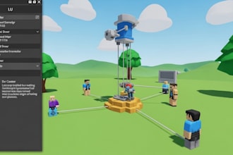 build roblox game system, scripts and mechanics with lua