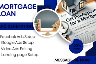 exclusive converting 5000 USA mortgage loan finding lead mortgage loan meta ads