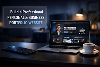 develop a personal or business portfolio website