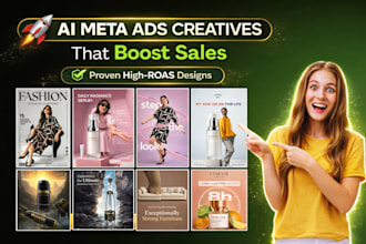 create high converting ai meta ads creatives for facebook and instagram