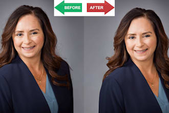 corporate headshot retouching for professional use like linkedin