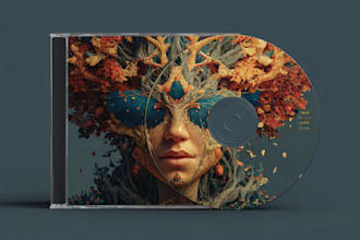 design a professional album cover or cd cover