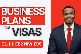 write uscis compliant business plans for eb2 niw, e2, l1, h1b, o1 visas