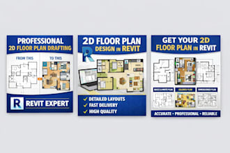draft professional revit floor plans for residential projects