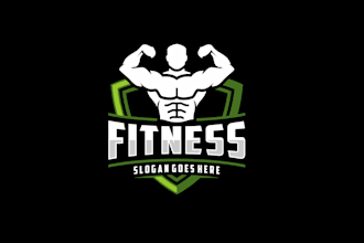 create attractive and imagination gym logo design