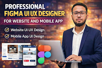 professional figma UI UX designer for website and mobile app