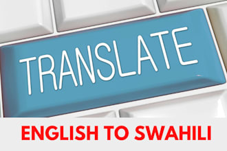 translate english to swahili and kikuyu accurately