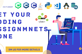 do java c cpp python and c sharp programming assignments