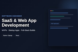 build your saas mvp with python, django and react