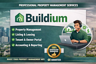 do property mangement and real estate using  buildium and appfolio