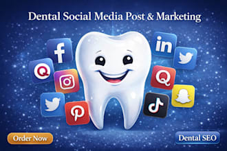 dental social media post and marketing dentist seo expert