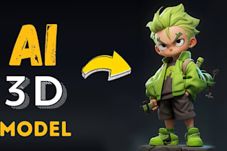 create ai generated 3d models
