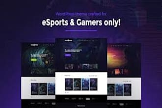 design tournament website esport website gaming website esport gaming website