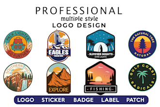 design badge, patch, sticker, label, logo