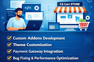 do cscart addons and theme development customization and bug fixing