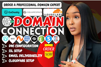 connect domain, transfer website old domain to new domain, cloudflare, godaddy