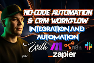 automate your CRM workflows using zapier, make, n8n, slack for improved business